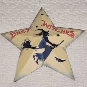 Best Witches metal star shaped wall decoration